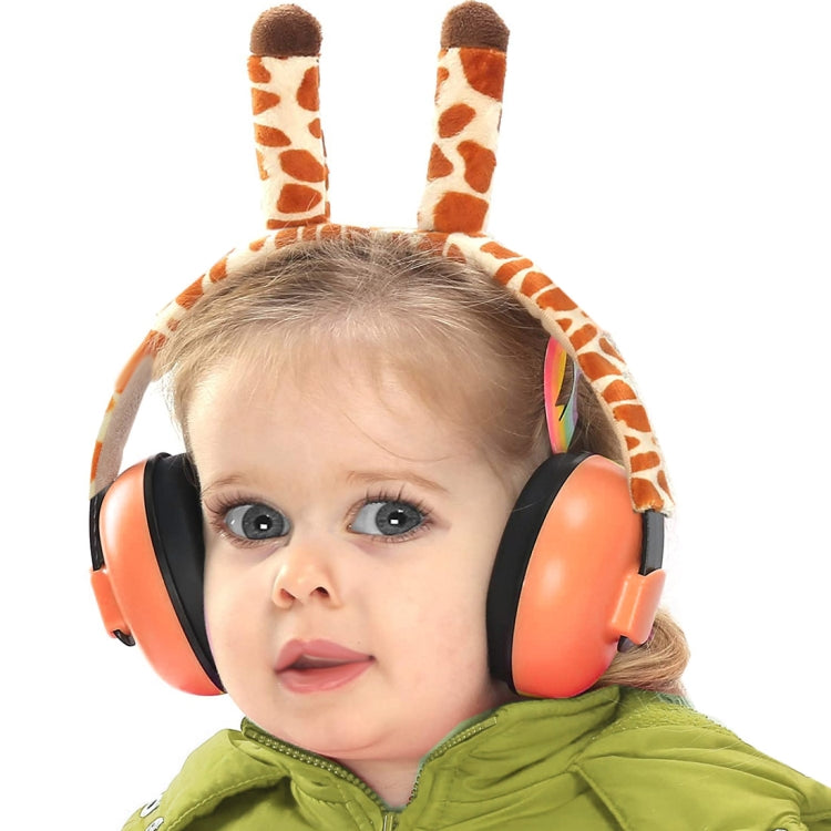 Animal Shape Baby Soundproof Earmuffs Baby NoiseProof Earmuffs(Giraff