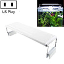 XY-20K Aquarium Glass Fish Tank LED Aquatic Bracket Lamp, US Plug(White Blue)