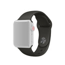 For Apple Watch Series 3 & 2 & 1 38mm Fashion Simple Style Silicone Wrist Watch Band (Grey)