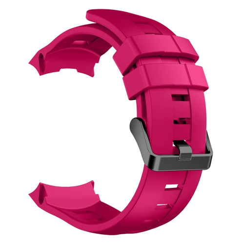 For Suunto Ambit3 Vertical Silicone Watch Bands, Width: 24mm(Magenta)