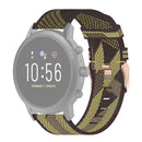 22mm Stripe Weave Nylon Wrist Strap Watch Band for Fossil Gen 5 Carlyle, Gen 5 Julianna, Gen 5 Garrett, Gen 5 Carlyle HR (Yellow)