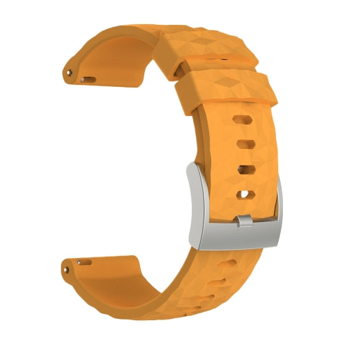 Silicone Replacement Wrist Strap for SUUNTO Sport Baro (Yellow)