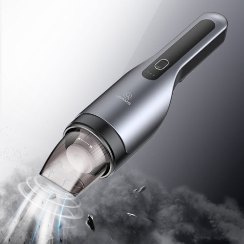 USAMS US-ZB108-1 Car Portable Handheld Powerful Vacuum Cleaner(Dark Gray)