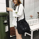 Leisure Fashion Slant Shoulder Bag (Black)