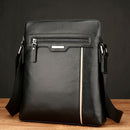 WEIXIER 18072 Men Business Leisure Style PU Leather Single Shoulder Bag (Black)