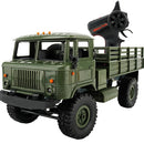 WPL B-24 Full Body 1:16 Mini 2.4GHz 4WD RC Military Truck Control Car Toy(Green)