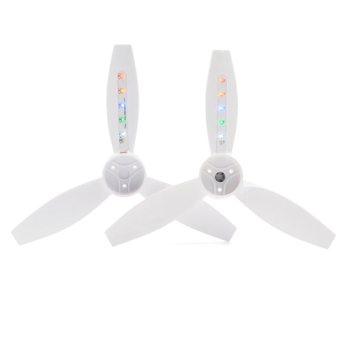 One Pair STARTRC LED Flashing Ring Propeller For Parrot Bebop 2 Drone Series(White)