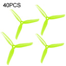 40PCS iFlight Nazgul 5140 5.1 inch 3-Blade FPV Freestyle Propeller for RC FPV Racing Freestyle 4S 6S Drones (Lemon Yellow)