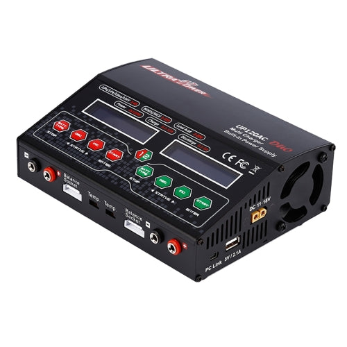 UP120AC DUO LiPo LiIon LiFe NiCd Balancing Charger with Power Supply