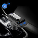 ER9 2 in 1 Hands-Free Calling Car Kit Wireless Bluetooth Headset Dual USB Charger FM Transmitter MP3 Music Player