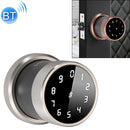 Door Lock Bluetooth Password Lock Intelligent Padlock Electronic Lock, without Fingerprint (Silver)