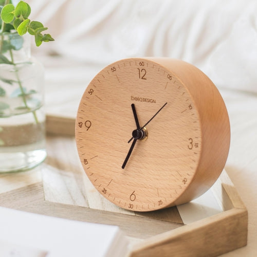 Original Xiaomi Youpin beladesign TC1817 Nordic Simple Silent Small Pendulum Clock(Wood)