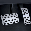 2 PCS Universal Stainless Steel Car Safety Automatic Gas Brake Pedals Pads
