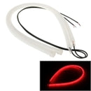 2 PCS 12V Car Daytime Running Lights Soft Article Lamp, Red Light, Length: 85cm
