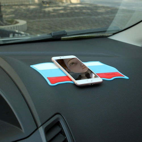 RUS Flag Pattern Car Phone Anti-Slip Mat, Size: 21 x 12 x 0.5cm