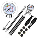 Portable High Pressure Pump Bicycle Pump Mini Mountain Bike Pump + Crowbar