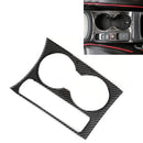 Carbon Fibre Car Water Cup Panel Decorative Sticker for Audi Q3