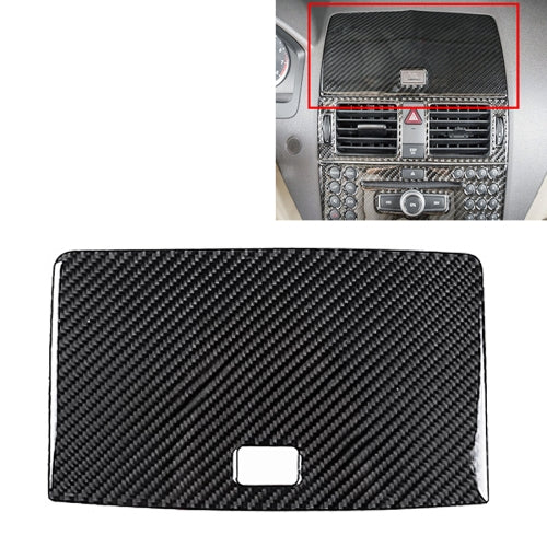 Car Dashboard Navigation Carbon Fiber Decorative Sticker for Mercedes-Benz W204