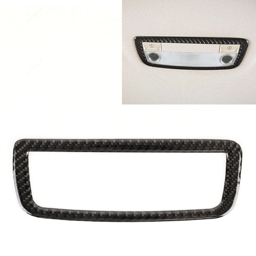 Car Rear Dome Light Panel Carbon Fiber Decorative Sticker for Mercedes-Benz W204