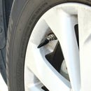 4 PCS Universal Sharp Mouth Shape Car Motor Bicycle Tire Valve Caps (Black)