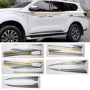 5 PCS SUV Body Decorative Strip Brand Car Streamline Shining Sticker for Nissan TERRA 2019
