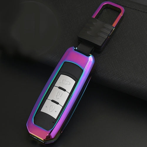 A Style Car Auto Buckle Key Shell Zinc Alloy Car Chain Shell Car Key Shell Case Key Ring for Trumpchi, Random Color Delivery