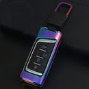 C Style Car Auto Buckle Key Shell Zinc Alloy Car Chain Shell Car Key Shell Case Key Ring for Trumpchi, Random Color Delivery