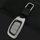 A Style Car Buckle Key Shell Zinc Alloy Car Key Shell Case Key Ring for Hyundai, Random Color Delivery
