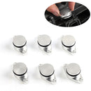6 PCS 22mm Swirl Flap Flaps Delete Removal Blanks Plugs for BMW M57 (6-cylinder)(Silver)
