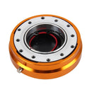 Universal Billet Aluminum Thin Version Auto Steering Wheel Quick Release Kit with Security Lock for Modified and Racing Car