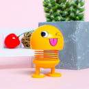 Car Interior Simulation Shaking Head Toy Swinging Naughty Emoji Expression Decor Ornament