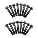 16 PCS 7.3L Car Iron Exhaust Manifold Stud Kit for Ford F250 F350