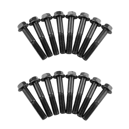 16 PCS 7.3L Car Iron Exhaust Manifold Stud Kit for Ford F250 F350