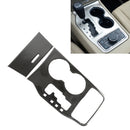 2 PCS Car Water Cup Panel Carbon Fiber Decorative Sticker for Jeep Grand Cherokee 2011-2013