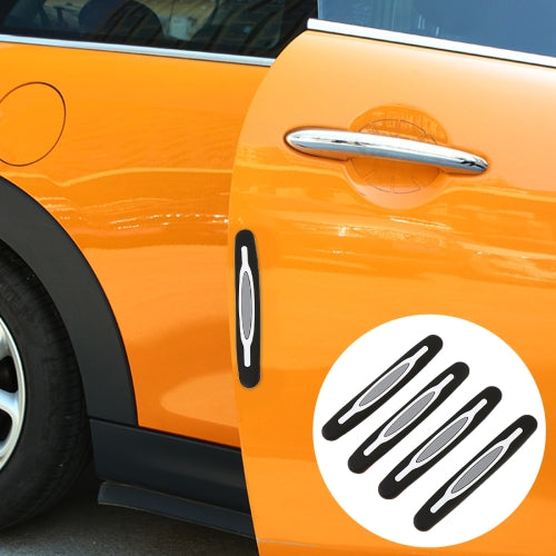 4 PCS Universal Car Door Anti-collision Strip Protection Guards Thicken Silicon Trims Stickers
