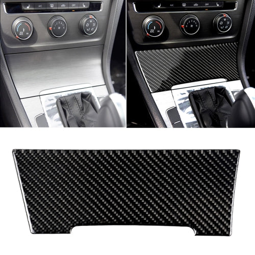 Car Carbon Fiber Cigarette Lighter Decorative Sticker for Volkswagen Golf 7 2013-2017