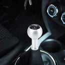 Universal Vehicle Car Bat Pattern Shifter Cover Manual Automatic Aluminum Gear Shift Knob(Silver), Size: 5*9cm