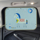 Car Large Rear Window Sunscreen Insulation Window Sunshade Cover, Size: 70*50cm