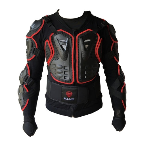 SULAITE BA-03 SUV Motorbike Bicycle Outdoor Sports Armor Protective Jacket, Size: L(Red)