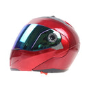 JIEKAI 105 Full Face Helmet Electromobile Motorcycle Double Lens Protective Helmet, Size: XXL (Red+Color)