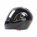 JIEKAI 105 Full Face Helmet Electromobile Motorcycle Double Lens Protective Helmet, Size: XXL (Black+Silver)