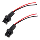 1 Pair T20 / 7440 Bulb Holder Base Male Socket with Wire