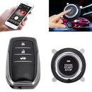 RFID Smart Keyless Car Switch Car Engine Start Stop Switch Car Push Start Switch for Toyota, Link with Cellphone