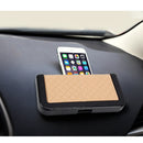 Multi-use Tools Organizer Bonded Phone Holder Paste Type Silicone Storage Net Bag Box, Size: 20cm x 9cm(Yellow)