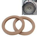 2 PCS Car Auto Universal Wood Loudspeaker Base Protection Cover Holder Mat, Inner Diameter: 14.5cm