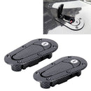 A Pair Car Carbon Fiber Cover Lock Modified Hood Lock General Racing Car Cover Lock