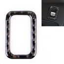 Car Carbon Fiber Tailgate Trunk Switch Button Decorative Sticker for Mercedes-Benz C-Class