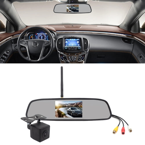 PZ611-W IP67 120 Degree Car Rearview Mirror Monitor