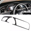 2 PCS Car Carbon Fiber Navigation Decorative Frame for Audi A5