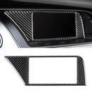 Car Carbon Fiber Inner Frame without Navigation Decorative Sticker for Audi A4L / A5 / Q5